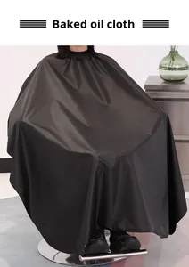 New Black Waterproof Reusable Eco-Friendly Cotton Stylish Hairdressing Professional Salon <b>Apron</b> - Product Image 4