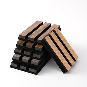 Musique Wanddekoration Akupanel Holz Und Filz Schallschutz Lamelle Akustik Platt Fur Handler - Product Image 1