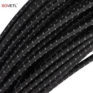 Custom Uhmwpe Shock Reflective <span class=keywords><strong>Cord</strong></span> 2 mm 3mm 4mm Resistente a la abrasión Ácido Anti UV Bungee Dyneemas UHMWPE Cuerda elástica reflectante - Product Image 1