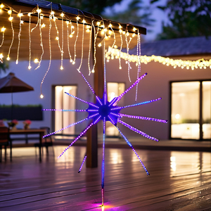 IP65 Rated LED Starburst Firework Lights Popular Holiday Lighting for Shopping Mall <strong>Christmas</strong> <strong>Decorations</strong> - Product Image 5