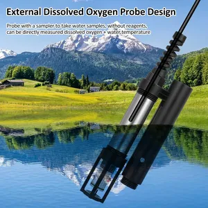 水質テスター多機能6 in 1溶存酸素pH値亜硝酸アンモニア温度測定器AR8407 - Product Image 4