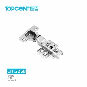 TOPCENT unidirectionnel hydraulique tampon armoire charnières en acier Bisagra pour meubles cuisine armoire salle <span class=keywords><strong>de</strong></span> bain portes-fermeture supérieure Solt - Product Image 2