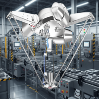 Robot Paralelo KUKA KR DELTA para Aplicaciones de Alta Velocidad y Alta Precisión, Carga Útil de 3 kg, Alcance Máximo de 1200 mm, Colaborativo