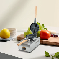 Équipement de cuisine Offre Spéciale gaufrier à gaz commercial gaufrier en acier inoxydable GPL pour la vente en gros