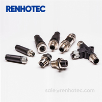 Conector hembra DC M12, Ifm Pur Harting