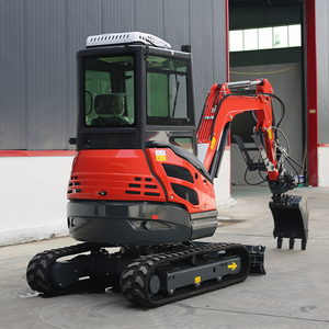 Бесплатная доставка домой 1 тонный 2 тонный мини-экскаватор KUBOTA двигатель с насадкой небольшой экскаватор для сада - Product Image 3