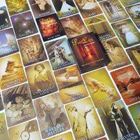 Vente en gros de cartes de tarot personnalisées Xinke, jeu de 44 cartes, impression couleur intégrale, coins arrondis, boîte cadeau, écologique, durable, éducatif