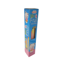 Bâtonnets de bonbons en poudre aux fruits mélangés saveur pastèque, bonbons à sucer en tube coloré, nouveauté pour enfants, bonbons sucrés en boîte, vente en gros