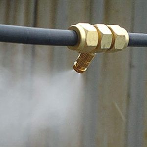 Buse de brumisation en laiton de haute qualité, haute pression, anti-goutte, pour système de refroidissement extérieur et aménagement paysager 10/24 UNC - Product Image 5