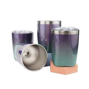 12 Oz Stainless Steel Vacuum Insulated Double Wall <b>Whiskey</b> <b>Rocks</b> Glass <b>Whiskey</b> Tumbler With Lid - Product Image 4