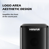 Altavoz de Columna para Exteriores, Impermeable, de ABS y Fibra de Vidrio, 8x3 Pulgadas, Sonido HiFi, con Tweeter de 1 Pulgada, 270W