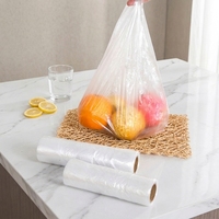Bolsas de Comestibles de HDPE Grueso en Rollo, Aprobadas por la FDA, Inodoras, Transparentes, para Mercados de Agricultores y Venta Minorista