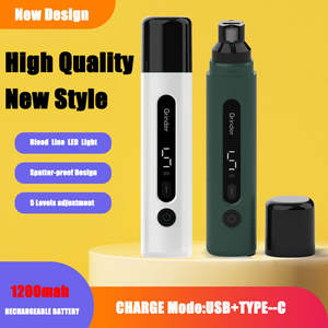 Bajo ruido silencioso profesional eléctrico recargable portátil perro gato mascotas molinillo de uñas - Product Image 6