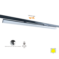RONSE Projecteurs sur rail modernes LED Linéaires 30W Profil en aluminium avec lentille et diffuseur