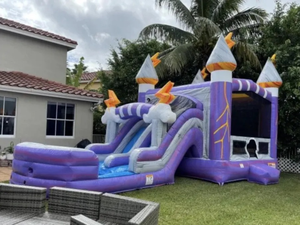 Château gonflable commercial pour adultes et enfants avec toboggan à vendre - Product Image 5