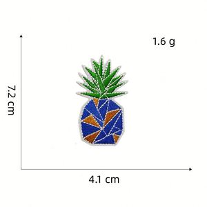 Blue Series Embroidery Patch Cloth Sticker Graffiti Decoration with Hot Melt Adhesive for Hat <b>Computer</b> <b>Accessory</b> - Product Image 3