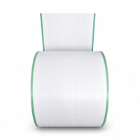 Rouleau de tissu tissé tubulaire en PP avec bordure rouge pour la fabrication de sacs à riz, directement de l'usine