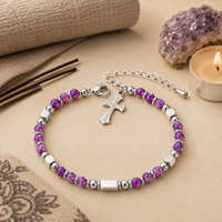 Bracelet en pierres de guérison des 7 chakras, cristal énergétique, cadeau unisexe, vente en gros