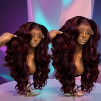 Perruque sans colle 360 Full Lace 13x4 5x5 Body Wave en cheveux humains, densité 250%, pré-épilée et pré-coupée, perruque frontale HD Lace 13x6 pour femmes noires