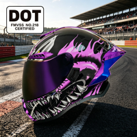 Nouveau casque intégral de moto 2026 en ABS, certifié DOT, homologation ECE en cours, logo personnalisé, Casco Moto