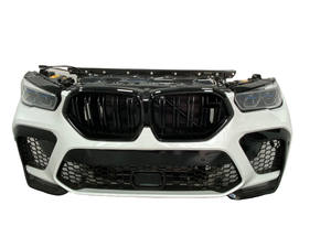 Piezas de plástico ABS nuevas de alta calidad para coche, montaje de faldón lateral de gancho de remolque de parachoques delantero y trasero para <span class=keywords><strong>BMW</strong></span> X6M F96, Apertura frontal - Product Image 4