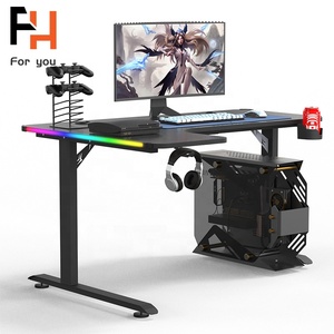 Escritorio de Computadora para <span class=keywords><strong>Gaming</strong></span> RTS, Mesa para Gamers con Luces RGB - Product Image 1