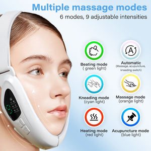 Fabrieks prijs afstandsbediening V-vormig gezichtsmassage apparaat elektrische V-gezicht liftende vormgevende machine dubbele kin verwijderaar massageapparaat - Product Image 3