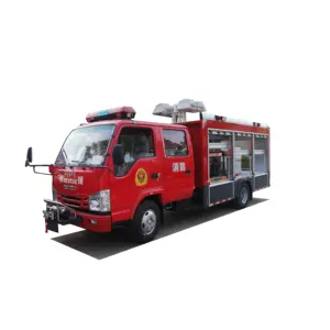 4x2 अग्निशमन ट्रक गर्म बेच आपातकालीन भारी आग लड़ फायर फाइटर ट्रक विशिष्टता