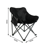Chaise de camping pliante en tissu Oxford pour jardin, patio, balcon, pique-nique, barbecue, randonnée, cour, voyage, famille, pêche