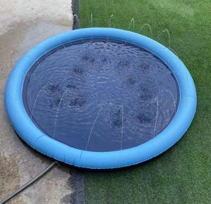 Alfombra de Agua Inflable Portátil Antideslizante para Perros, Tapete de Ducha para Mascotas para Jugar al Aire Libre - Product Image 2