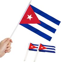 Bannière personnalisée drapeau de Cuba drapeaux nationaux cubains avec œillets en laiton 3X5 pieds drapeau de Cuba