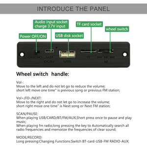 3,7 V 6W <span class=keywords><strong>Mini</strong></span> REPRODUCTOR DE MP3 de llamadas Módulo amplificador <span class=keywords><strong>Bluetooth</strong></span> Placa amplificadora de altavoz <span class=keywords><strong>Bluetooth</strong></span> - Product Image 2