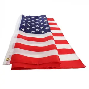 Sunshine Wholesale Cheap 3x5 FT United States Country Flags Custom American Flag Banner Usa Printing Red Stripes American Flag