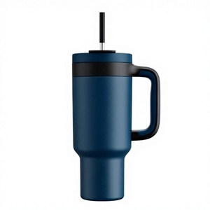 Eco-Friendly Vacuum Insulated Stainless Steel Tumbler 40oz/30oz Custom Logo Handle for BPA Free Leak-Proof - Product Image 3