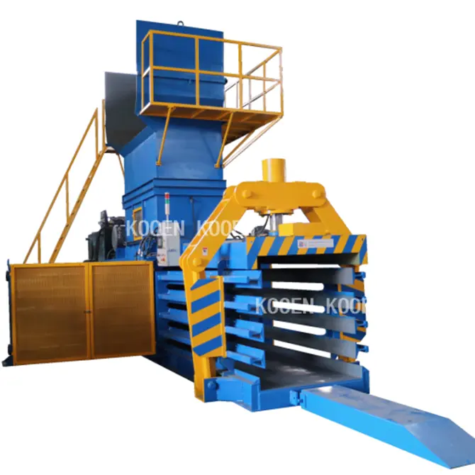 Hydraulic PET Bottle Baler Machine With Hydraulic Compactor for sale