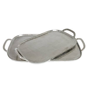 Hot Selling Best Quality Metal <b>Aluminium</b> <b>Tray</b> Set Customized Home Decorative Serving <b>Tray</b> for Kitchen Wholesale Rate - Product Image 1