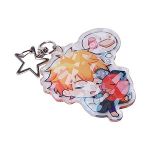 Custom Acrylic <b>Anime</b> Kpop <b>Keychain</b> UV Printing Eco-friendly Creative Advertising Promotion Party Holographic Die Cut - Product Image 6