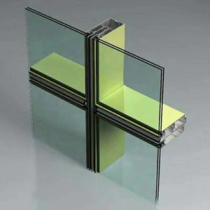 불산 중국 고품질 맞춤형 알루미늄 PVDF 커튼 월 및 액세서리 건물 외관 중국 제조 업체 - Product Image 3