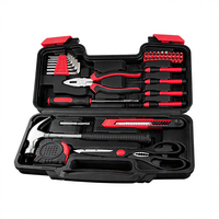 Nouvel arrivage d'usine : Kit d'outils manuels universels en acier au carbone de 39 pièces pour l'entretien domestique (OEM/ODM)