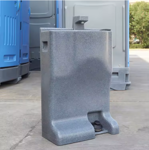 Évier <span class=keywords><strong>de</strong></span> camping portable avec <span class=keywords><strong>pompe</strong></span> à pied et roues – Station <span class=keywords><strong>de</strong></span> lavage des mains mobile pour extérieur - Product Image 1