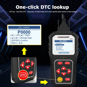 Testeur de batterie universel NCFKOS KW818 et scanner de diagnostic de panne OBDII pour batterie de voiture et <span class=keywords><strong>moto</strong></span> 6V-12V - Product Image 5