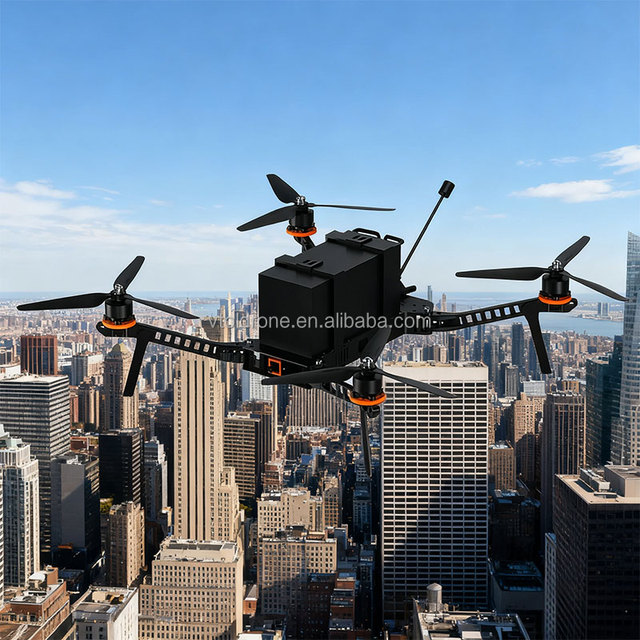 High-Performance Commercial Racing Quadcopter with 4K HD Camera Long Flight Time FPV Drone 300km Range & 2kg Payload