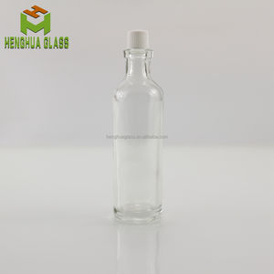 10ml 50ml runde Safloröl glasflasche ätherisches Öl <span class=keywords><strong>Massage</strong></span> öl flaschen Behälter mit Plastik kappe - Product Image 6