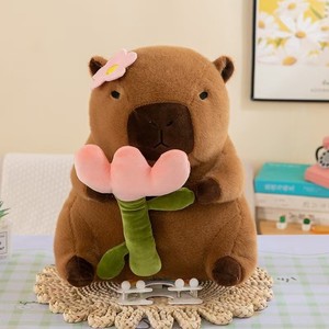 Peluche <span class=keywords><strong>de</strong></span> Kapibala Kawaii, Lindo y Suave, con Pelo, Juguetes <span class=keywords><strong>de</strong></span> Peluche <span class=keywords><strong>de</strong></span> Animales Kapibala, Juguetes <span class=keywords><strong>de</strong></span> Peluche <span class=keywords><strong>de</strong></span> Kapibala con Temática <span class=keywords><strong>de</strong></span> Boba Bubble Tea - Product Image 6
