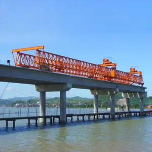 200 Ton Concrete Beam Launcher Crane Bridge Girder Launching Crane For Highway