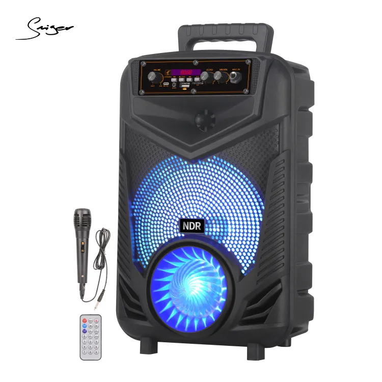 Manufacture speaker Audio Blue tooth Wireless Speakers with Mic portable trolley amplifier