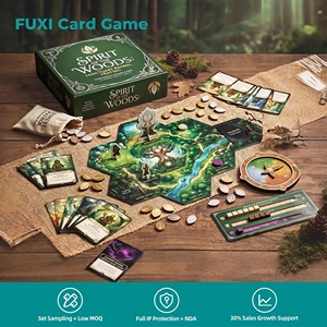 Jeu de carrom Spirit of the Woods, 2 à 4 joueurs, divertissement familial éducatif, boîte en carton, impression couleur - Product Image 1