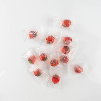 Bonbons aromatisés aux fruits 3D personnalisés OEM, assortiment de bonbons durs transparents