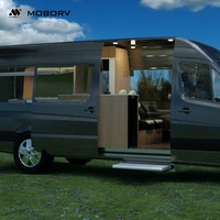 Marchepied automatique pour camping-car MOBORV, en alliage d'aluminium robuste, imperméable, durable, pour extérieur, à glissière simple
