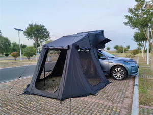 Tente de toit de voiture pop-up en ABS rigide, portable, personnalisée, pour le <span class=keywords><strong>camping</strong></span> en plein air, avec support, vente en gros - Product Image 5